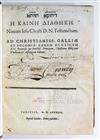 BIBLE.  POLYGLOT. Novum testamentum. Ditika hadata. He kaine diatheke.  1588